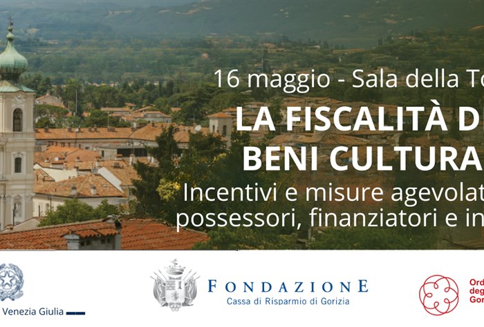 Convegno "La fiscalità dei beni culturali"